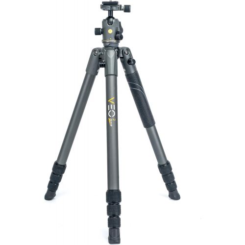  Vanguard VEO 2 264AB Aluminum Travel Tripod with VEO 2 BH-50 Ball Head for Sony, Nikon, Canon, Fujifilm Mirrorless, Compact System Camera (CSC), DSLR