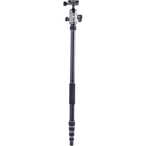  Vanguard VEO2GO265HABM Aluminum Travel Tripod with Ball Head for Sony, Nikon, Canon, Fujifilm Mirrorless, Compact System Camera (CSC), DSLR