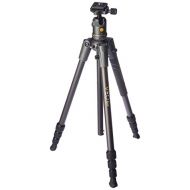 Vanguard VEO 2 204AB Black Aluminum Travel Tripod with VEO 2 BH-45 Ball Head for Sony, Nikon, Canon, Fujifilm Mirrorless, Compact System Camera (CSC), DSLR