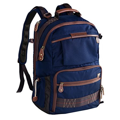  Vanguard Havana 48 Backpack (Blue) for Sony, Nikon, Canon, Fujifilm Mirrorless, Compact System Camera (CSC), DSLR, Travel