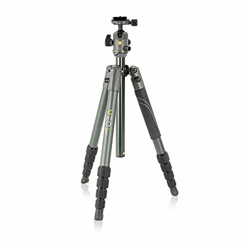  Vanguard VEO 2 265AB Aluminum Travel Tripod with VEO 2 BH-50 Ball Head for Sony, Nikon, Canon, Fujifilm Mirrorless, Compact System Camera (CSC), DSLR