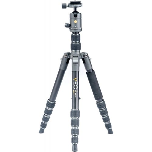  Vanguard VEO2GO235AB Aluminum Travel Tripod with Ball Head for Sony, Nikon, Canon, Fujifilm Mirrorless, Compact System Camera (CSC), DSLR