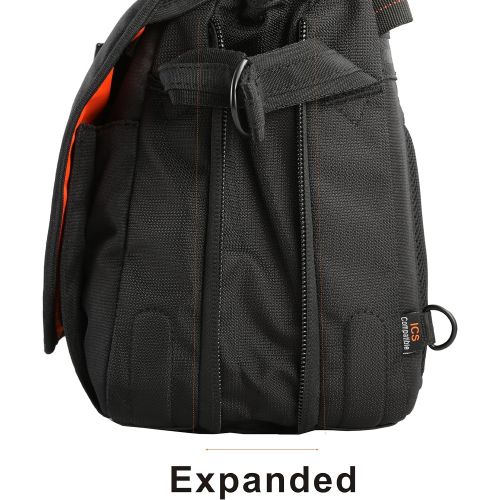  Visit the VANGUARD Store Vanguard Up-Rise II 18 Expandable Shoulder Bag for DSLR Camera - Black