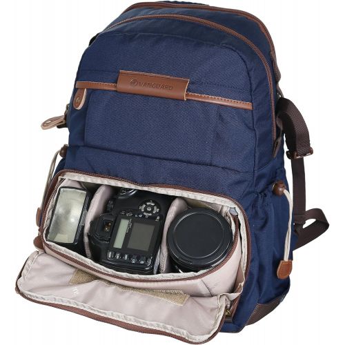  Vanguard Havana 41 Backpack (Blue) for Sony, Nikon, Canon, Fujifilm Mirrorless, Compact System Camera (CSC), DSLR, Travel