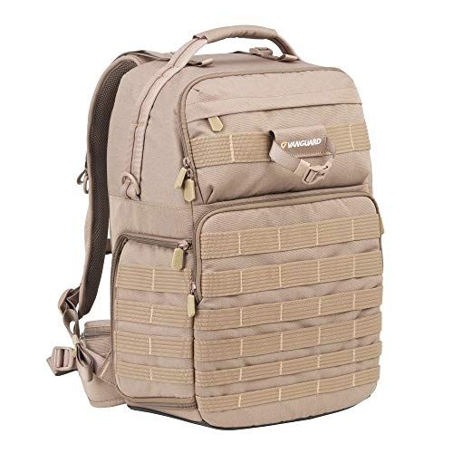  VANGUARD VEO Range T48 Backpack for Pro DSLR/Mirrorless Cameras, Tactical Style - Black, Beige, VEO Range T48 BG