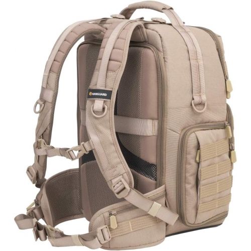  VANGUARD VEO Range T48 Backpack for Pro DSLR/Mirrorless Cameras, Tactical Style - Black, Beige, VEO Range T48 BG