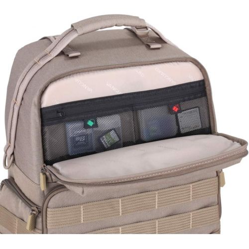  VANGUARD VEO Range T48 Backpack for Pro DSLR/Mirrorless Cameras, Tactical Style - Black, Beige, VEO Range T48 BG