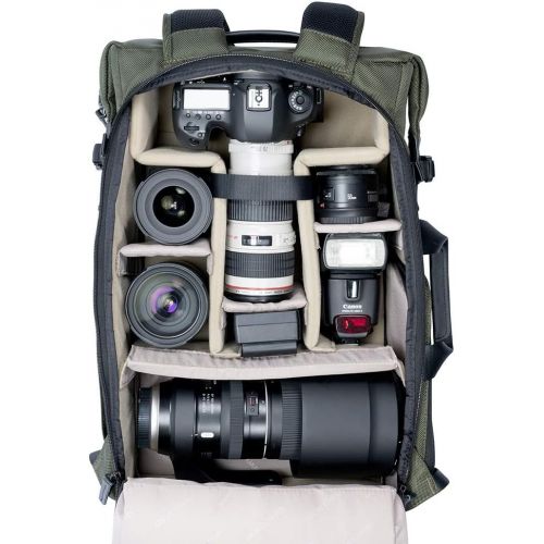  Vanguard VEO SELECT49 GR Backpack/Shoulder Bag for DSLR, Mirrorless/CSC Camera or Drone, Green