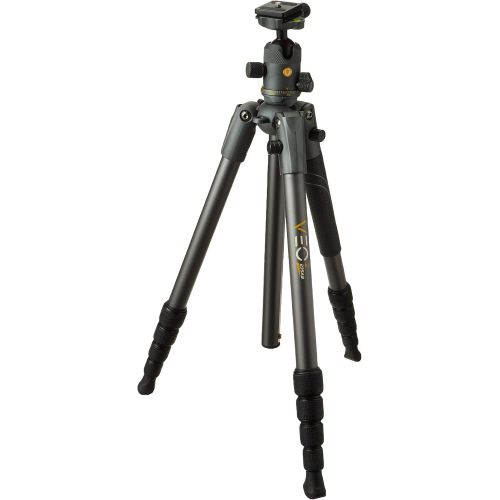  Vanguard VEO 2 265AB Aluminum Travel Tripod with VEO 2 BH-50 Ball Head for Sony, Nikon, Canon, Fujifilm Mirrorless, Compact System Camera (CSC), DSLR