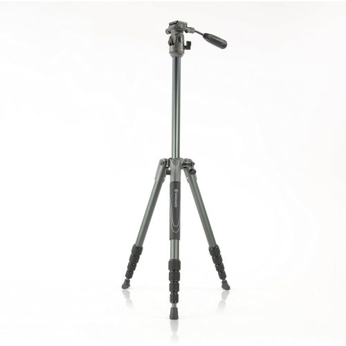  Vanguard VEO 2 265AB Aluminum Travel Tripod with VEO 2 BH-50 Ball Head for Sony, Nikon, Canon, Fujifilm Mirrorless, Compact System Camera (CSC), DSLR