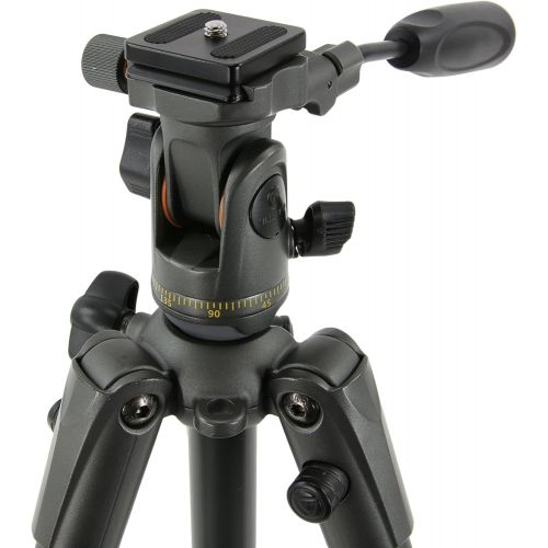  Vanguard VEO 2 265AB Aluminum Travel Tripod with VEO 2 BH-50 Ball Head for Sony, Nikon, Canon, Fujifilm Mirrorless, Compact System Camera (CSC), DSLR