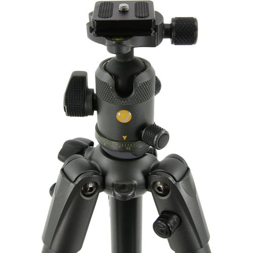  Vanguard VEO 2 265AB Aluminum Travel Tripod with VEO 2 BH-50 Ball Head for Sony, Nikon, Canon, Fujifilm Mirrorless, Compact System Camera (CSC), DSLR