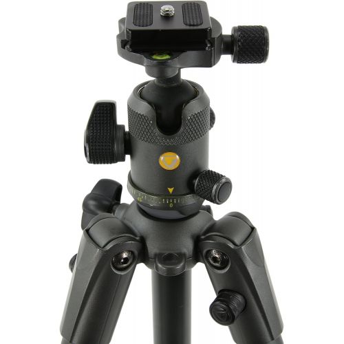  Vanguard VEO 2 265AB Aluminum Travel Tripod with VEO 2 BH-50 Ball Head for Sony, Nikon, Canon, Fujifilm Mirrorless, Compact System Camera (CSC), DSLR