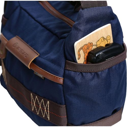  Vanguard Havana 48 Backpack (Blue) for Sony, Nikon, Canon, Fujifilm Mirrorless, Compact System Camera (CSC), DSLR, Travel