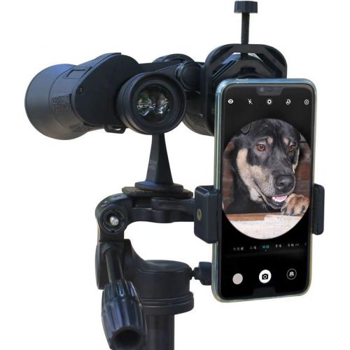  Vankey Cellphone Telescope Adapter Mount, Universal Phone Scope Mount, Work with for Spotting Scope, Telescope, Microscope, Monocular, Binocular, for iPhone, Samsung, HTC, LG and M