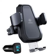 [아마존 핫딜]  [아마존핫딜]VANMASS Wireless Charger Auto Handyhalterung Lueftung Automatische Smartphone Halterung Kit mit Autoladegerat 3,0 10W/7,5W Qi Elektronisch Handyhalter fuer Auto iPhone XS/X Galaxy S1