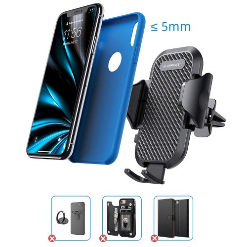  [아마존 핫딜]  [아마존핫딜]VANMASS Handyhalterung Auto Handyhalter fuers Auto Lueftung Bombenfest Vertikal & Horizontal mit Ausdehnbarer Halterfuesse Universal fuer iPhone Samsung Huawei Oneplus und andere Smartp