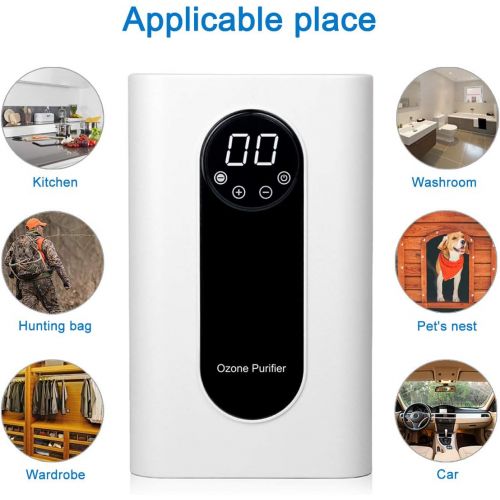  VANSU Ozone Generator Air purifier 1000mg/h Ozone Machine for Home kitchen Fruits and Vegetables Car Hunting bag