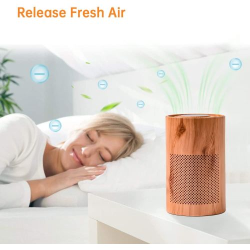  VANSU Desktop Air Purifier With 3 Stage Filtration System for Home Office Bedroom Kitchen Portable Air Cleaner with Timer Quiet Setting for Dust Smoke Pollen Pet Dander