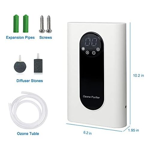  VANSU Ozone Generator Air purifier 1000mg/h Ozone Machine for Home kitchen Fruits and Vegetables Car Hunting bag