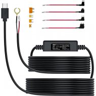 [아마존베스트]Vantrue 11.5ft Type C USB 12V 24V to 5V Dash Cam Hardwire Kit with Mini, ACS, ATO, Micro2 Add a Circuit Fuse Holders, Low Voltage Protection for N4, N2S Dash Cam