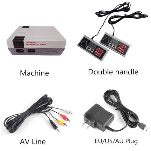  [아마존베스트]VANVENE Consoles Video Games, Built in 620 Video Games Consoles, (AV Out Cable), Children Gift, Birthday Gift