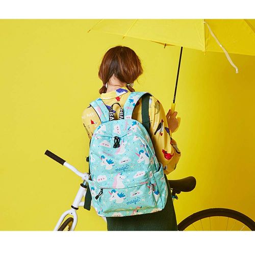  VAQM Women Backpack Cute Lightweight Unicorn Backpack Women Printed Pattern Bags College Laptop Travel Daypack