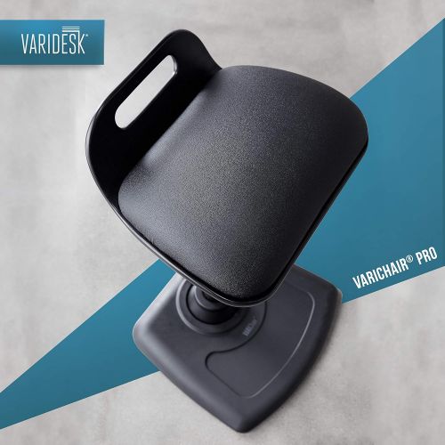 베리데스크 VARIDESK - Adjustable Standing Desk Chair - VARIChair Pro - Black
