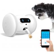 [아마존 핫딜] [아마존핫딜]VARRAM Pet Fitness Robot Full Package: Treat Tossing, Schedule Automatic Drives, Manual Play via App, Activity Tracking, Interactive Moving Toy for Cats & Dogs