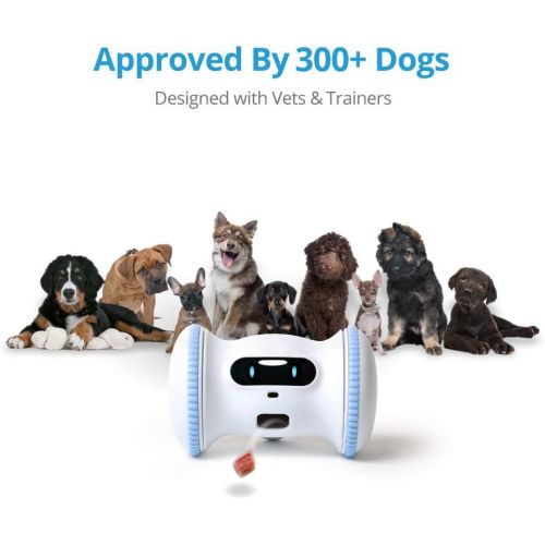  [아마존 핫딜] [아마존핫딜]VARRAM Pet Fitness Robot Full Package: Treat Tossing, Schedule Automatic Drives, Manual Play via App, Activity Tracking, Interactive Moving Toy for Cats & Dogs