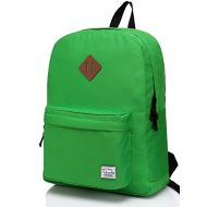 Lightweight Backpack for School, VASCHY Classic Basic Water Resistant Casual Daypack for Travel with Bottle Side Pockets