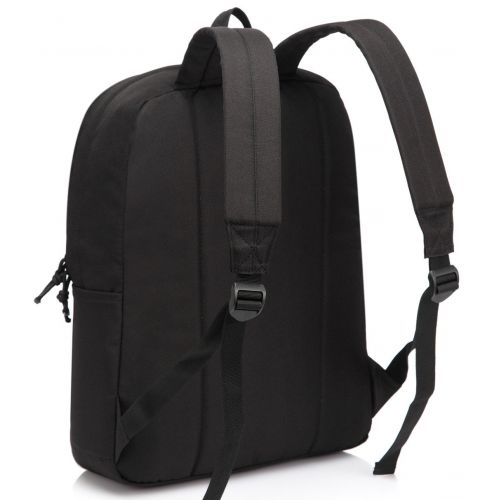  Lightweight Backpack for School, VASCHY Classic Basic Water Resistant Casual Daypack for Travel with Bottle Side Pockets