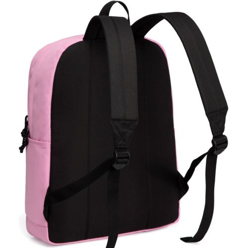  Lightweight Backpack for School, VASCHY Classic Basic Water Resistant Casual Daypack for Travel with Bottle Side Pockets