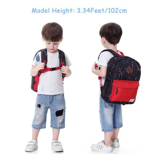  VASCHY Preschool Backpack,Vaschy Little Kid Backpacks for Boys and Girls with Chest Strap