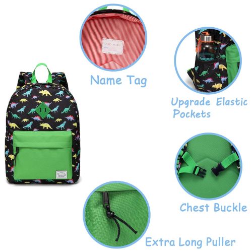  VASCHY Preschool Backpack,Vaschy Little Kid Backpacks for Boys and Girls with Chest Strap