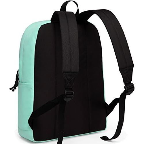  [아마존베스트]Lightweight Backpack for School, VASCHY Classic Basic Water Resistant Casual Daypack for Travel with Bottle Side Pockets