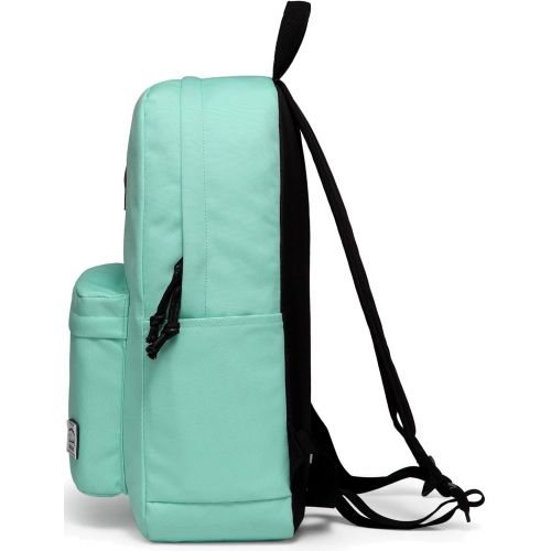  [아마존베스트]Lightweight Backpack for School, VASCHY Classic Basic Water Resistant Casual Daypack for Travel with Bottle Side Pockets