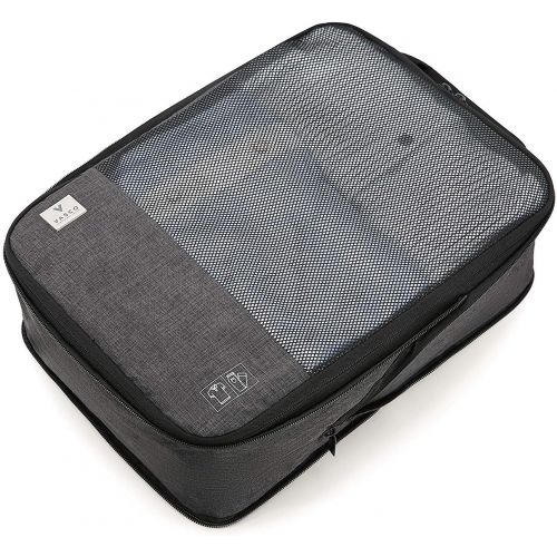  [아마존 핫딜]  [아마존핫딜]VASCO Compression Packing Cubes for Travel  Premium Set of 3 Luggage Organizer Bags Black