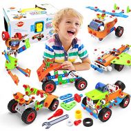 VATOS STEM Toys, Building Toys 165 PCS Educational Toys for 4- 5 6 7 8 9 Year Old Boys Learning Toy Construction Kit Engineering Fun Montessori Toys for Boys & Girls Best Birthday