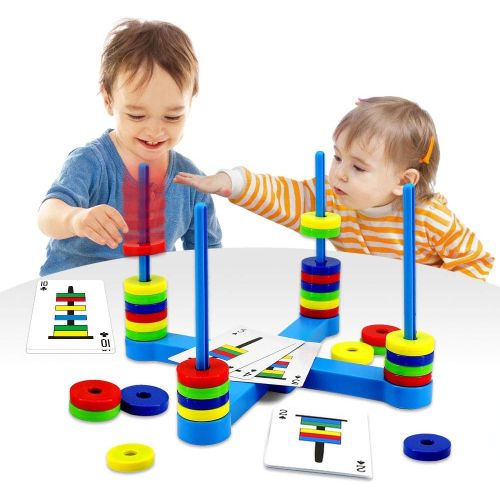  VATOS Board Magnetic Kids Game, Matching Game for Kids Age 3 4 5 6 7 8, Fun STEM Science Toy for Children Boys & Girls Gift