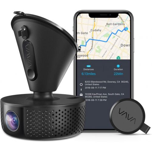 [아마존핫딜][아마존 핫딜] Dash Cam, VAVA 1920X1080P@60Fps Wi-Fi Car Dash Camera with Sony Night Vision Sensor, Dashboard Camera Recorder with GPS, Parking Mode, G-Sensor, Support 128GB Max
