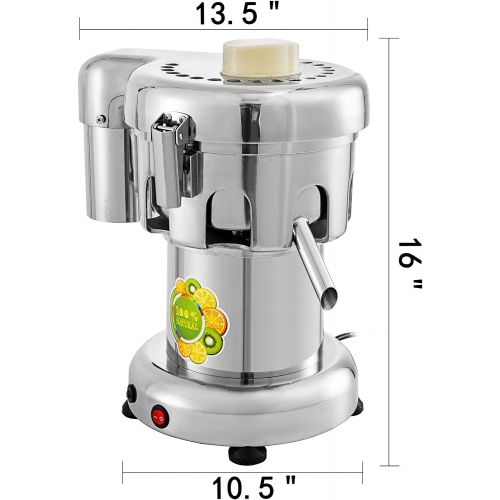  [아마존베스트]VBENLEM Commercial Juice Extractor Heavy Duty Juicer Aluminum Casting and Stainless Steel Constructed Centrifugal Juice Extractor Juicing both Fruit and Vegetable