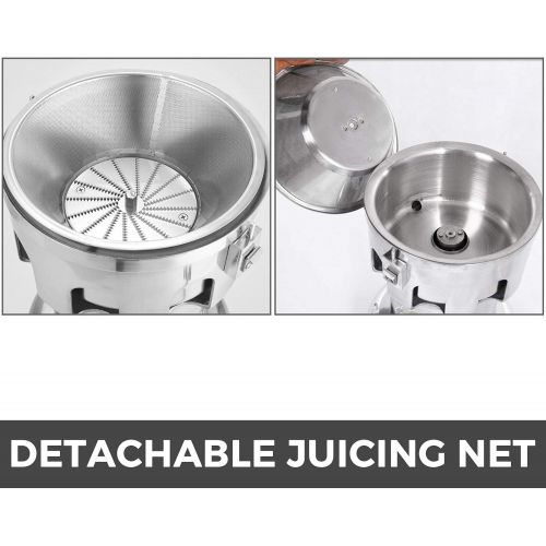  [아마존베스트]VBENLEM Commercial Juice Extractor Heavy Duty Juicer Aluminum Casting and Stainless Steel Constructed Centrifugal Juice Extractor Juicing both Fruit and Vegetable