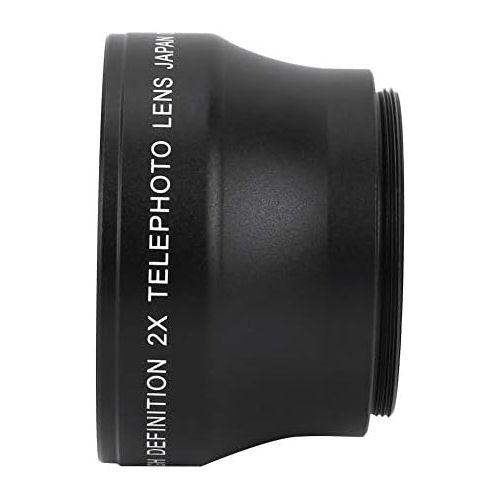  [아마존베스트]Vbestlife 37 mm 2x Telephoto Lens with Lens Pouch, High Definition Telephoto Lens, Suitable for Camera with 37 mm Lens Thread