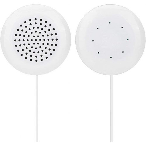  [아마존베스트]VBESTLIFE Mini Speaker, Stereo Outdoor Speaker, 3.5 mm Speaker Cushion for iPhone, iPod, iPad, MP3, MP4, Android, CD Player etc. White