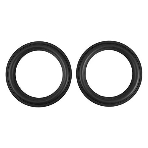  VBESTLIFE Rubber Edges, 8 Inch Speaker Surround Repair Rubber Woofer Edge Replacement Parts, Pack of 2