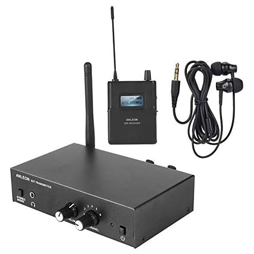  [아마존베스트]Vbestlife In-Ear Wireless Monitor System UHF Stereo Wireless Monitor System 670-680MHz for Anleon (1 Transmitter and 1 Receiver)