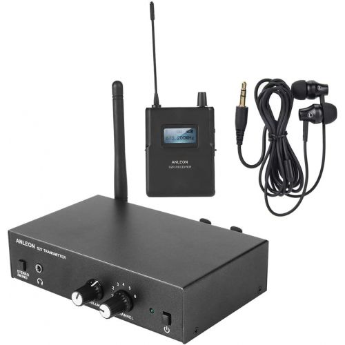  [아마존베스트]Vbestlife In-Ear Wireless Monitor System UHF Stereo Wireless Monitor System 670-680MHz for Anleon (1 Transmitter and 1 Receiver)