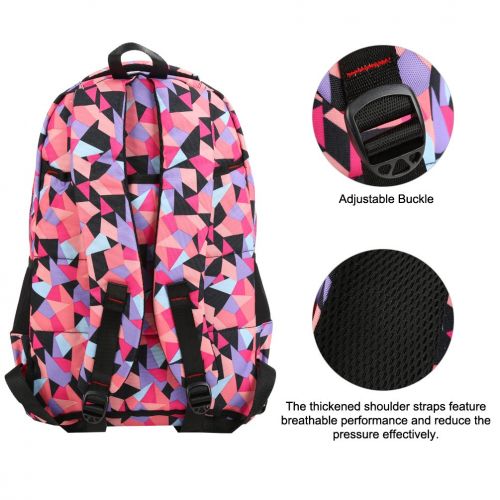  VBG VBIGER Girls Rolling Backpack Wheeled Backpack Trolley School Bag Travel Luggage