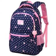 VBG VBIGER Girls School Backpack Cute Adorable Kids Backpack Elementary Dot Bookbag